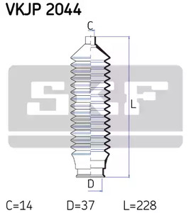 Фото VKJP2044 Комплект пыльника SKF {forloop.counter}}